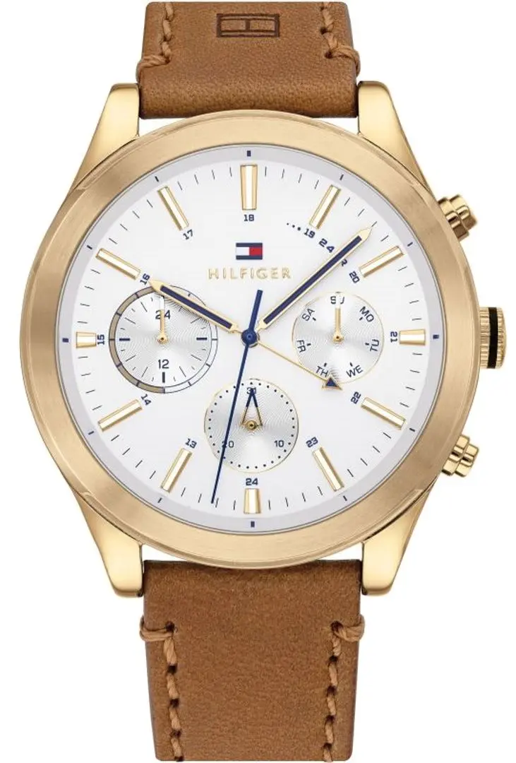 Ceas de mana Tommy Hilfiger Ashton 1791742 (Brown/Gold)