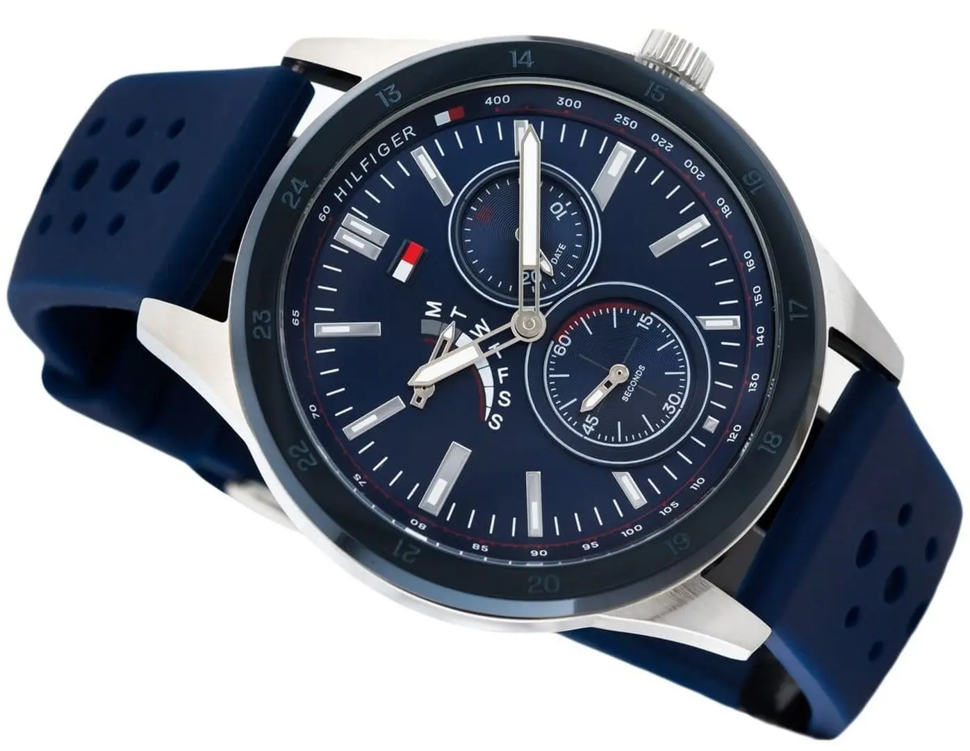 Наручные часы Tommy Hilfiger Austin 1791635 (Blue/Silver) - 4