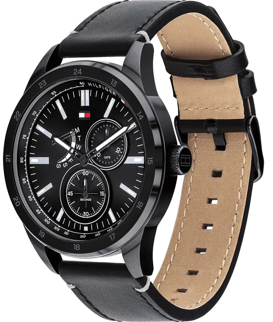 Ceas de mana Tommy Hilfiger Austin 1791638 (Black) - 2
