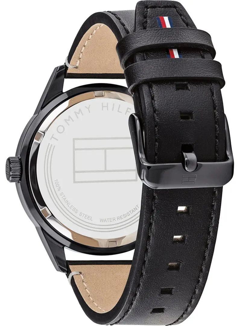 Ceas de mana Tommy Hilfiger Austin 1791638 (Black) - 3