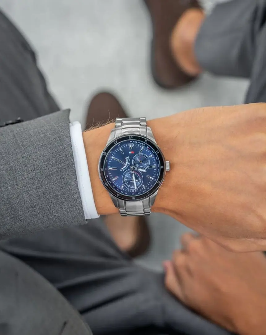 Наручные часы Tommy Hilfiger Austin 1791640 (Silver/Blue) - 4