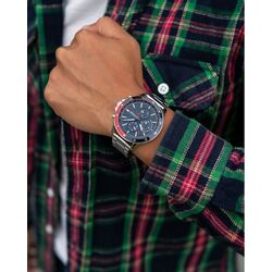 Ceas de mana Tommy Hilfiger Bank 1791718 (Silver/Blue) Thumb