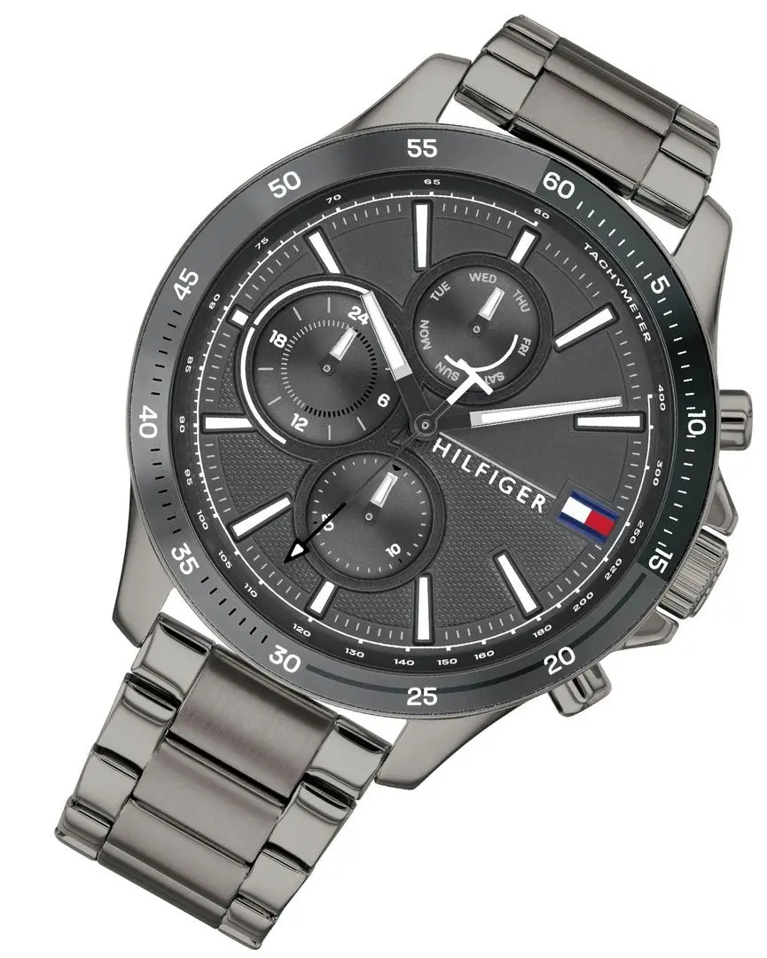 Ceas de mana Tommy Hilfiger Bank 1791719 (Grey) - 2