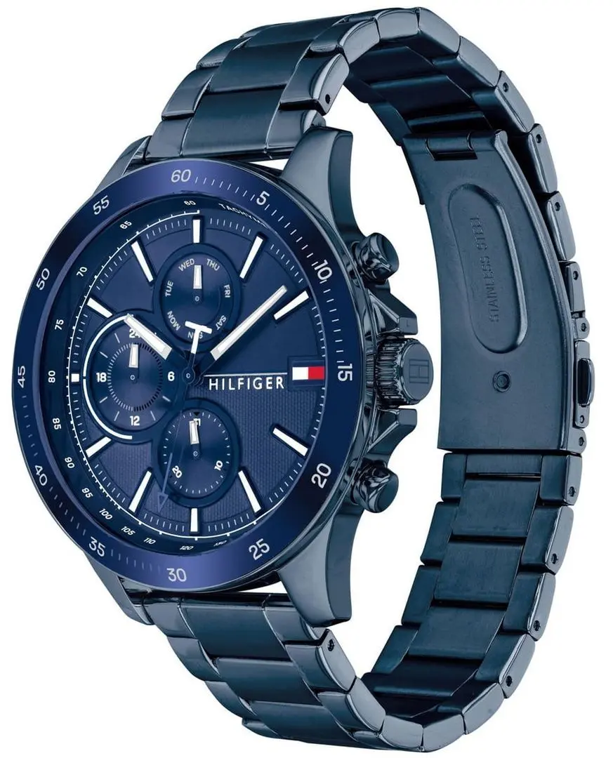 Ceas de mana Tommy Hilfiger Bank 1791720 (Blue) - 2