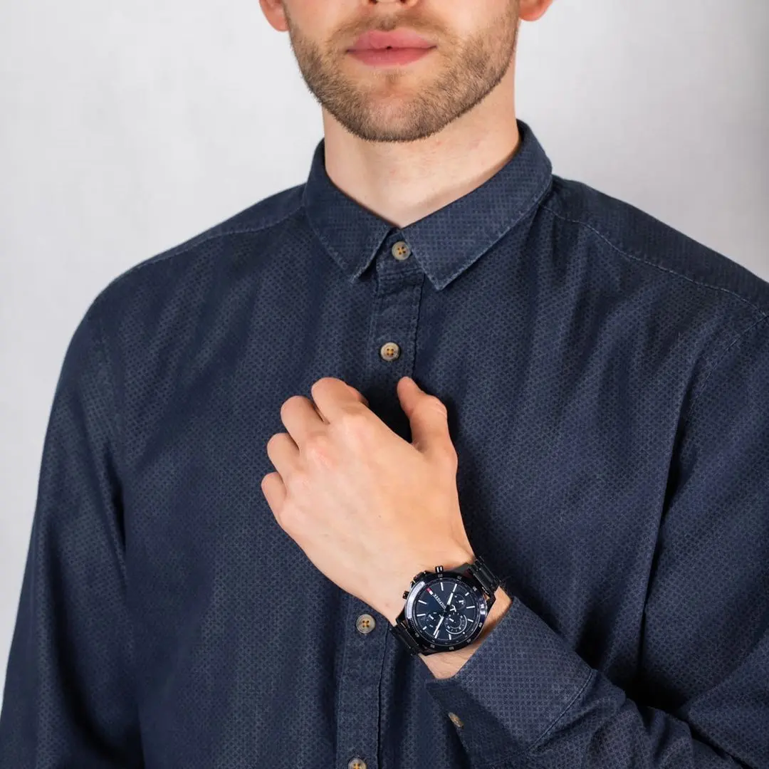 Ceas de mana Tommy Hilfiger Bank 1791720 (Blue) - 6