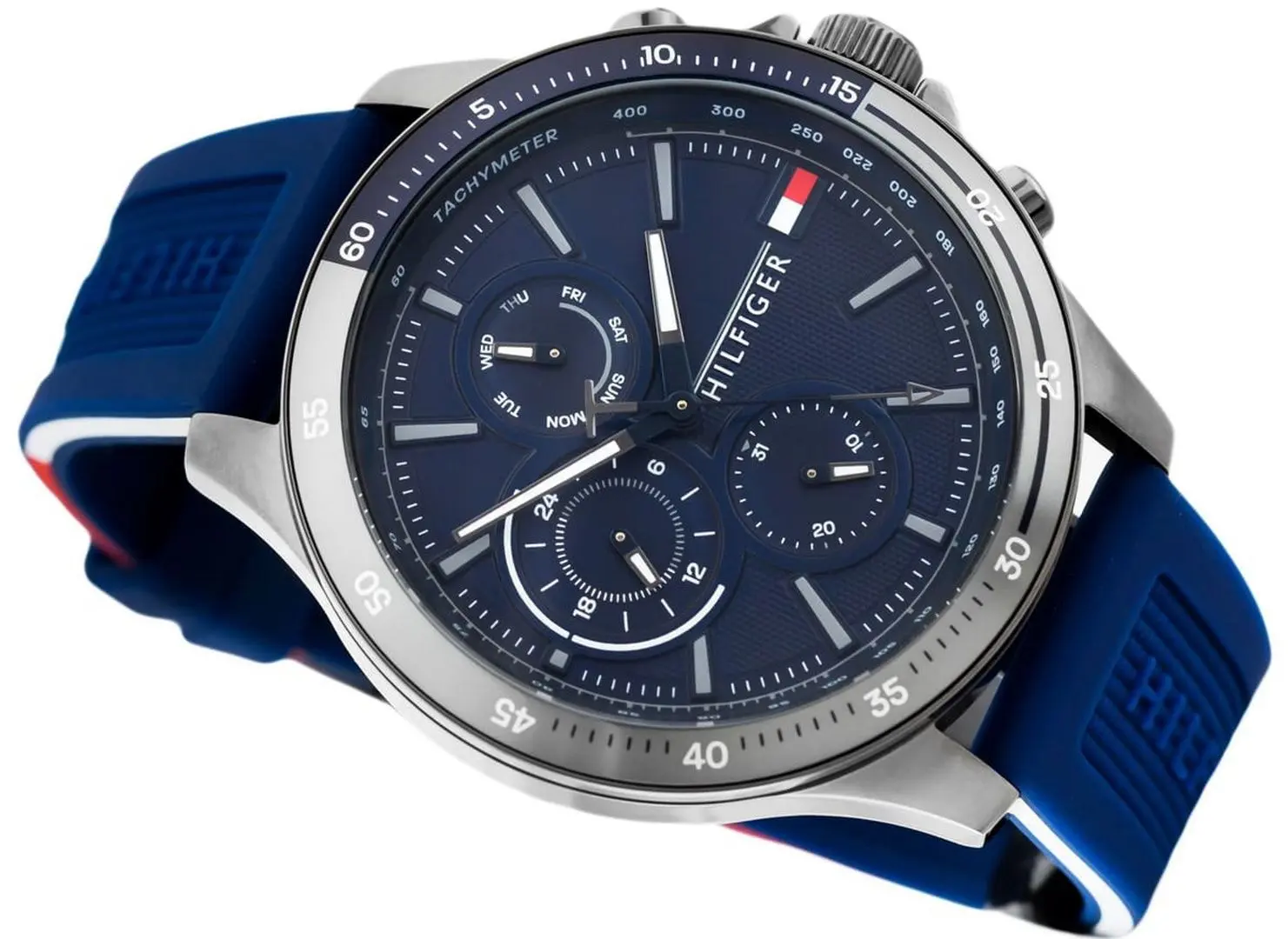 Ceas de mana Tommy Hilfiger Bank 1791721 (Blue/Grey) - 4