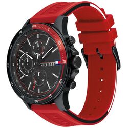 Ceas de mana Tommy Hilfiger Bank 1791722 (Red/Black) Thumb