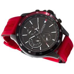 Ceas de mana Tommy Hilfiger Bank 1791722 (Red/Black) Thumb