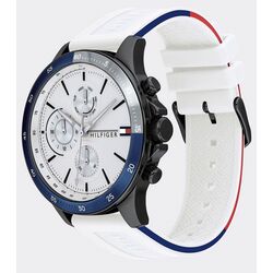Ceas de mana Tommy Hilfiger Bank 1791723 (White/Black) Thumb