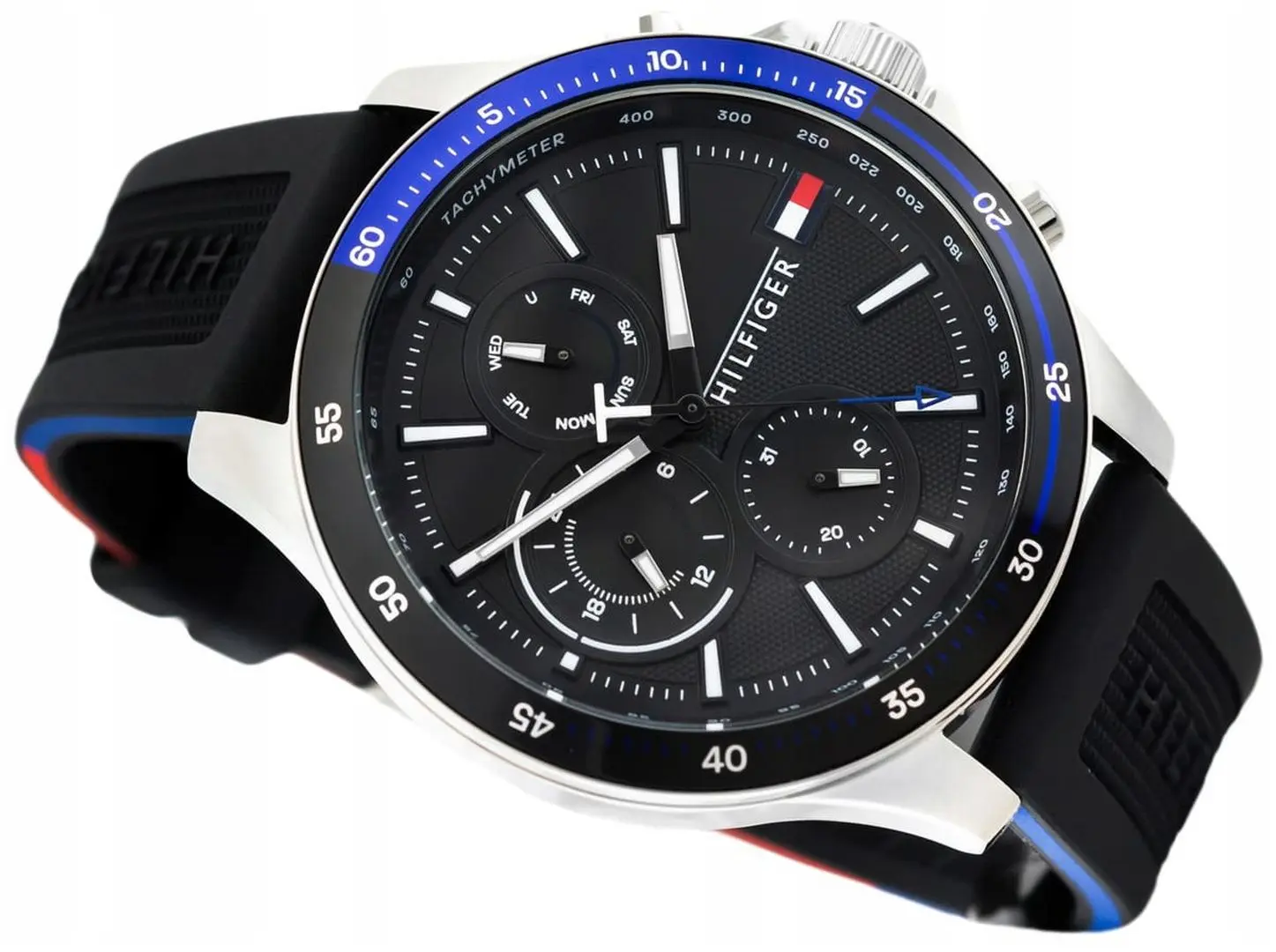 Ceas de mana Tommy Hilfiger Bank 1791724 (Black/Silver) - 3