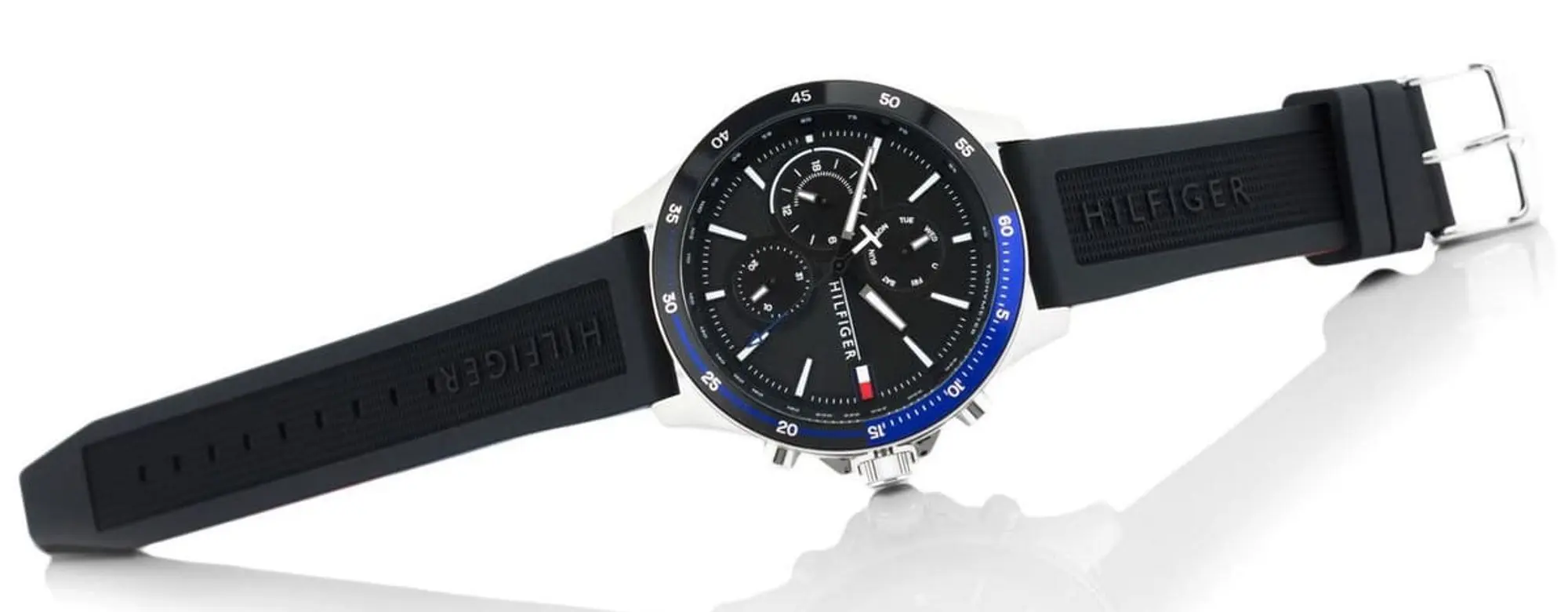 Ceas de mana Tommy Hilfiger Bank 1791724 (Black/Silver) - 4