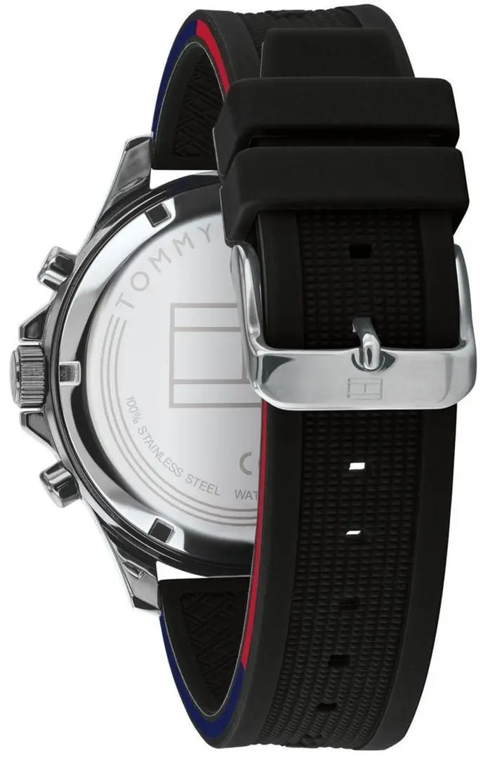 Ceas de mana Tommy Hilfiger Bank 1791724 (Black/Silver) - 5