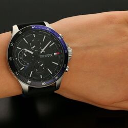 Ceas de mana Tommy Hilfiger Bank 1791724 (Black/Silver) Thumb