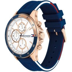 Ceas de mana Tommy Hilfiger Bank 1791778 (Blue/Rose Gold) Thumb