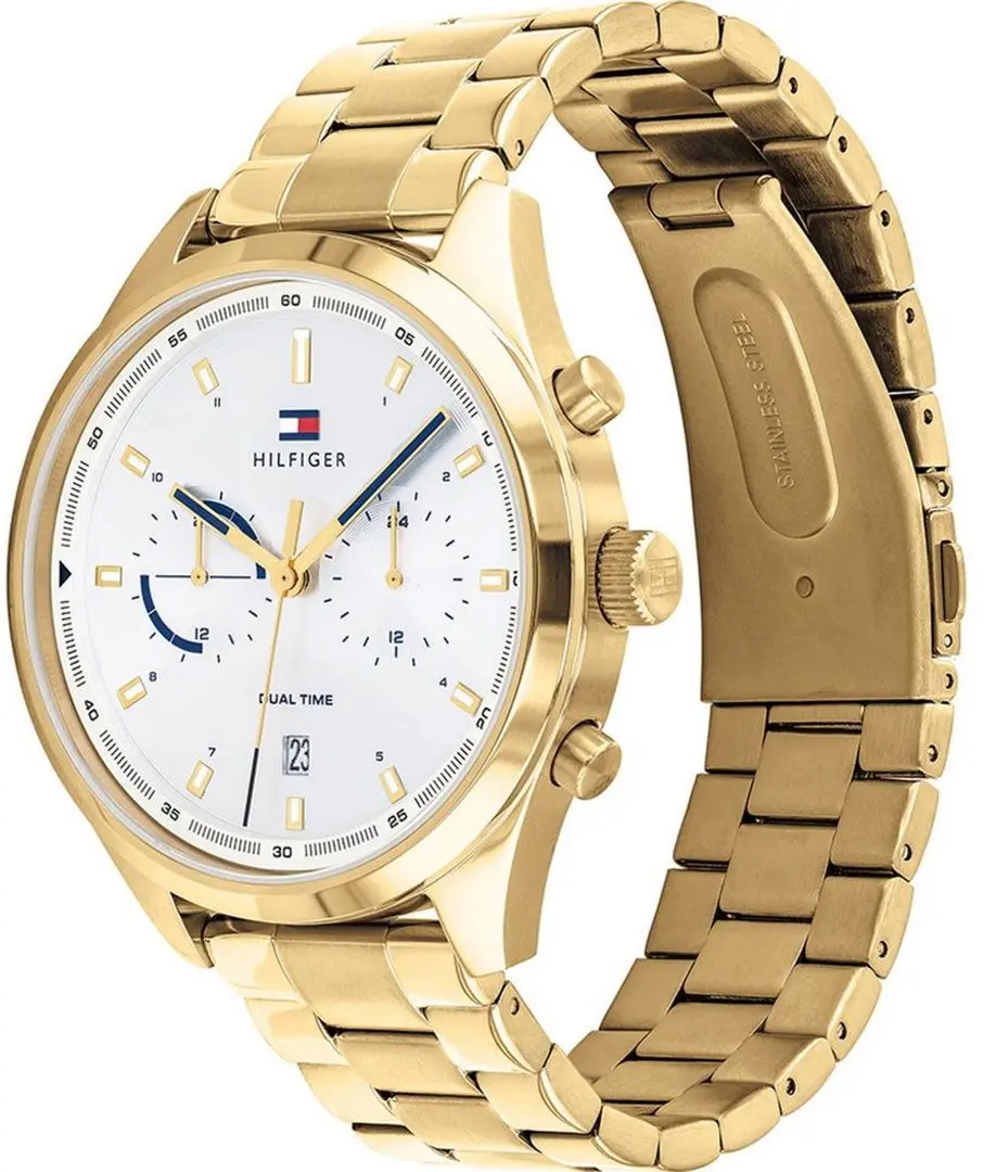 Ceas de mana Tommy Hilfiger Bennett 1791726 (Gold) - 2