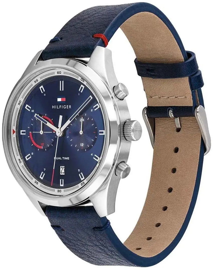 Ceas de mana Tommy Hilfiger Bennett 1791728 (Blue/Silver) - 2