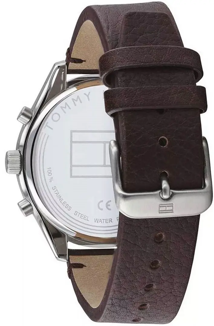 Ceas de mana Tommy Hilfiger Bennett 1791729 (Dark Brown/Silver) - 3