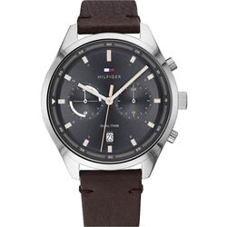 Ceas de mana Tommy Hilfiger Bennett 1791729 (Dark Brown/Silver)