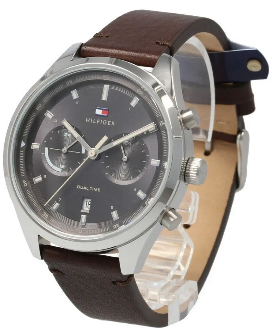 Ceas de mana Tommy Hilfiger Bennett 1791729 (Dark Brown/Silver) - 4