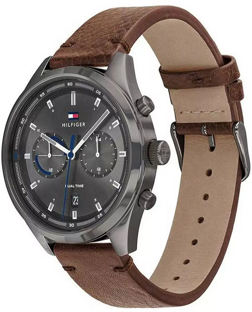 Ceas de mana Tommy Hilfiger Bennett 1791730 (Brown/Grey) - 2