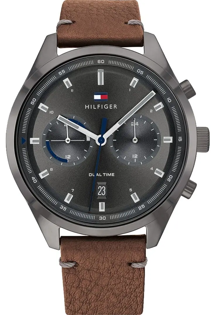 Ceas de mana Tommy Hilfiger Bennett 1791730 (Brown/Grey)