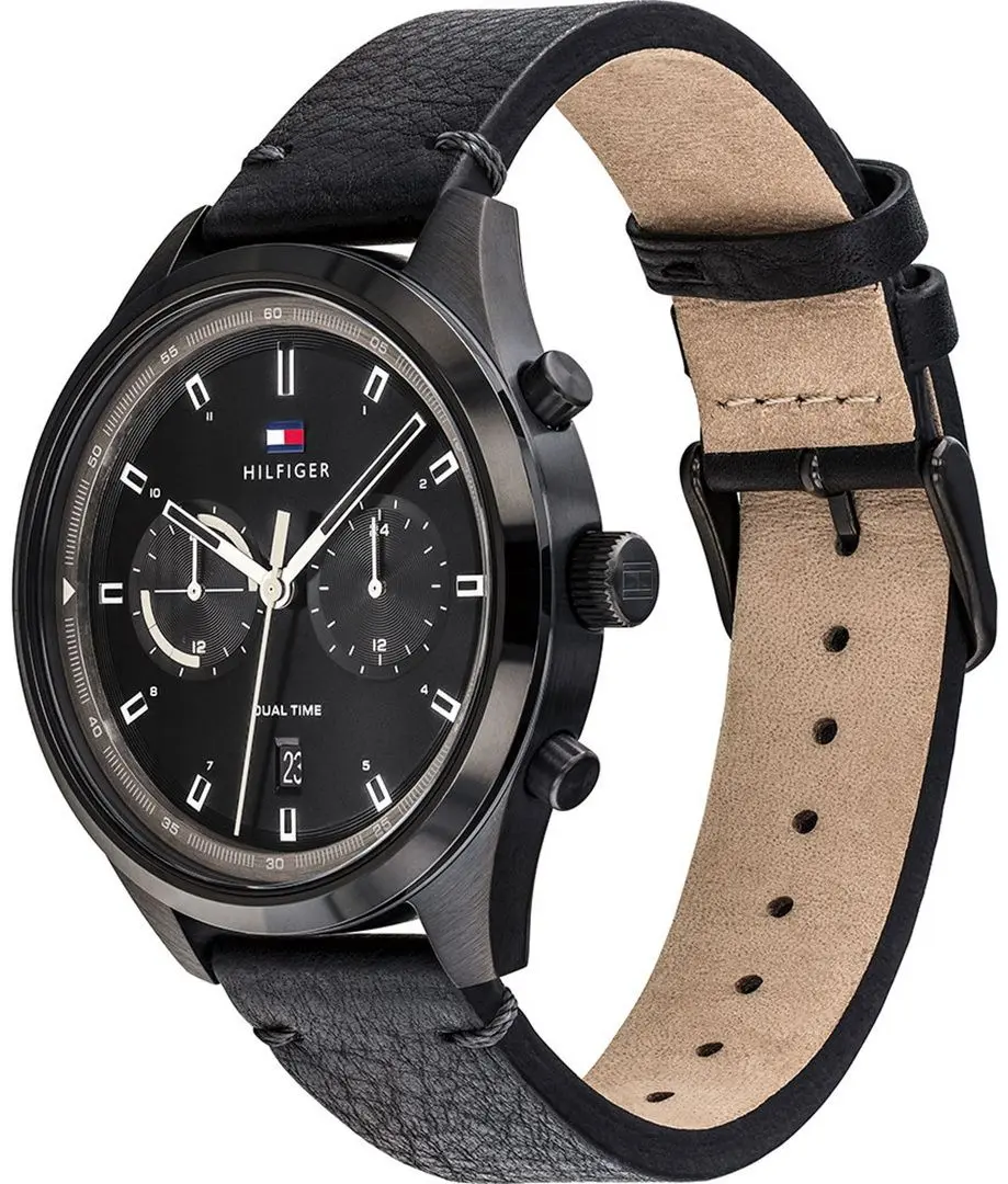 Ceas de mana Tommy Hilfiger Bennett 1791731 (Black) - 2