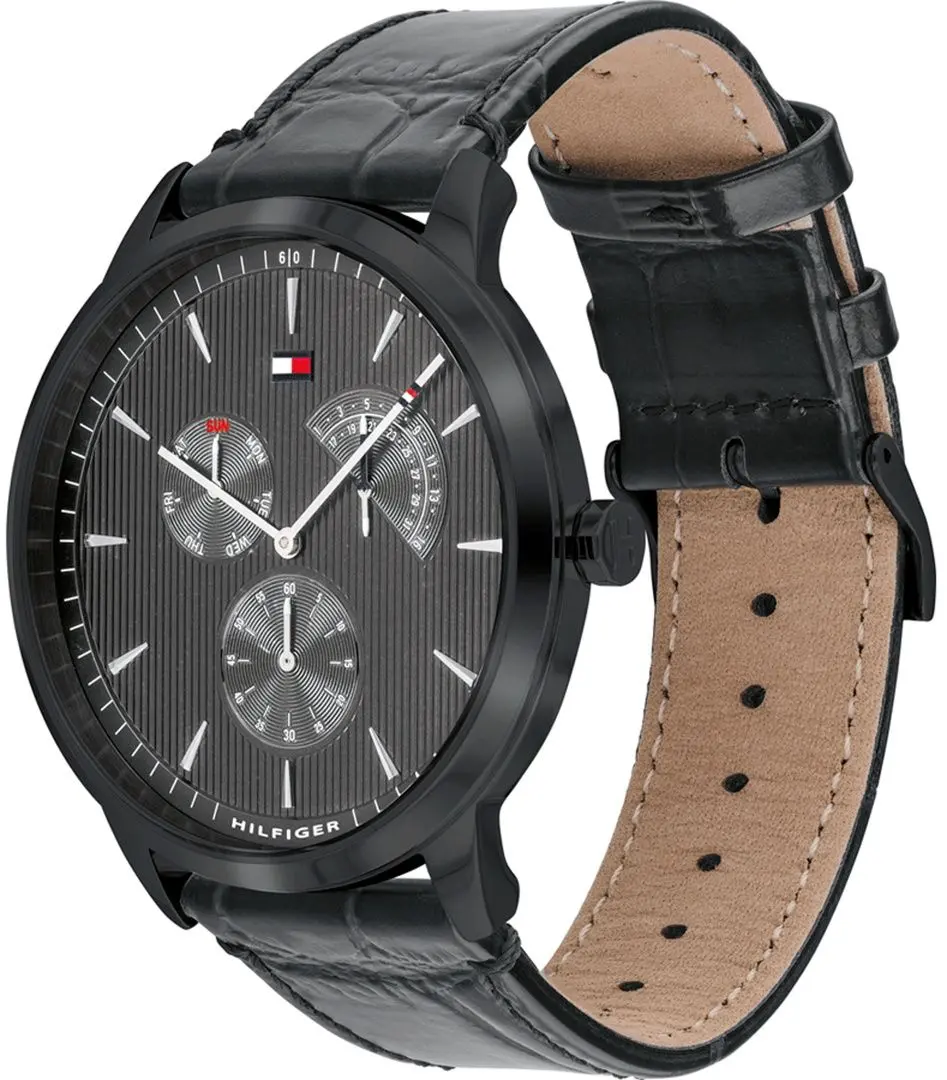 Ceas de mana Tommy Hilfiger Brad 1710388 (Black) - 2