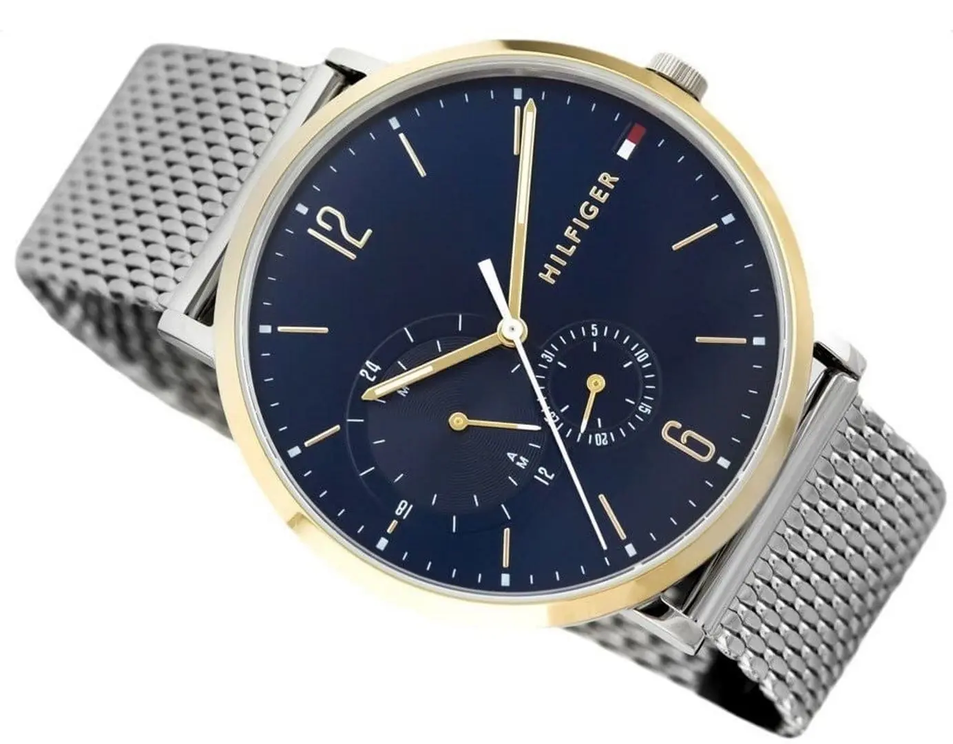 Ceas de mana Tommy Hilfiger Brooklyn 1791505 (Silver/Gold) - 4