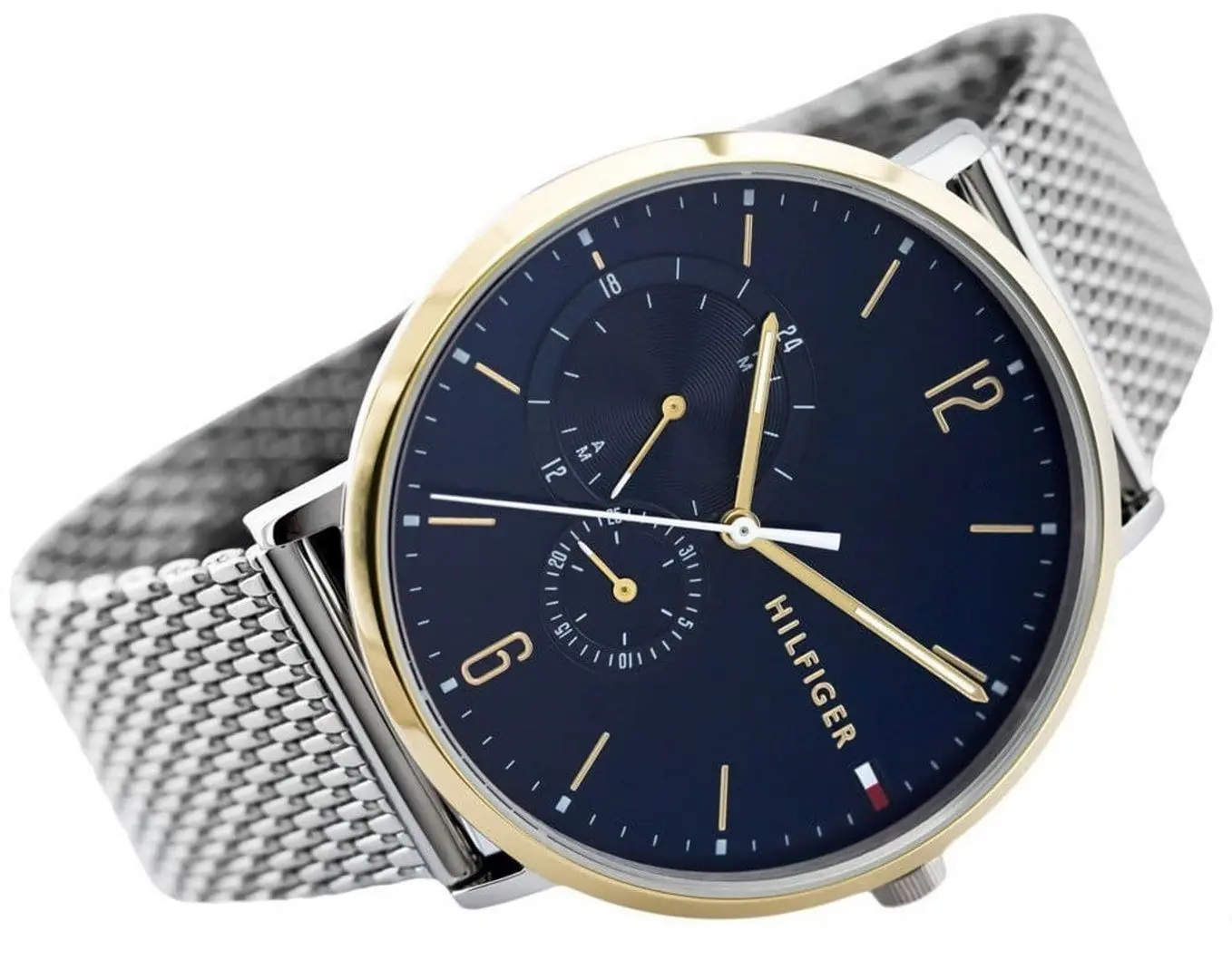 Ceas de mana Tommy Hilfiger Brooklyn 1791505 (Silver/Gold) - 5