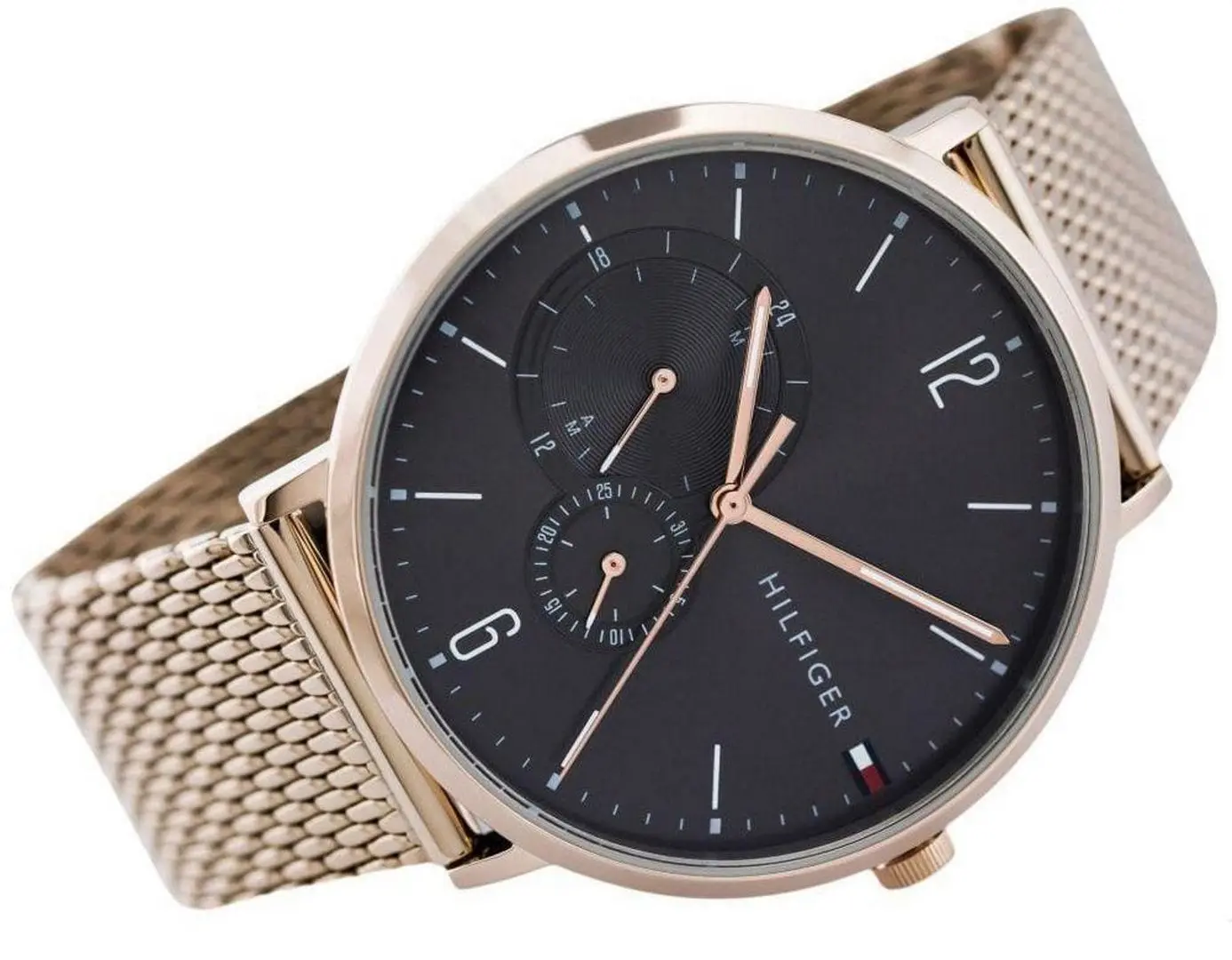 Ceas de mana Tommy Hilfiger Brooklyn 1791506 (Rose Gold/Black) - 5