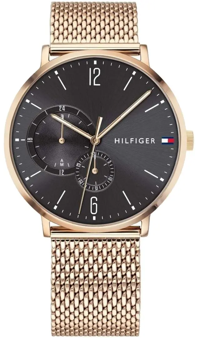 Ceas de mana Tommy Hilfiger Brooklyn 1791506 (Rose Gold/Black)