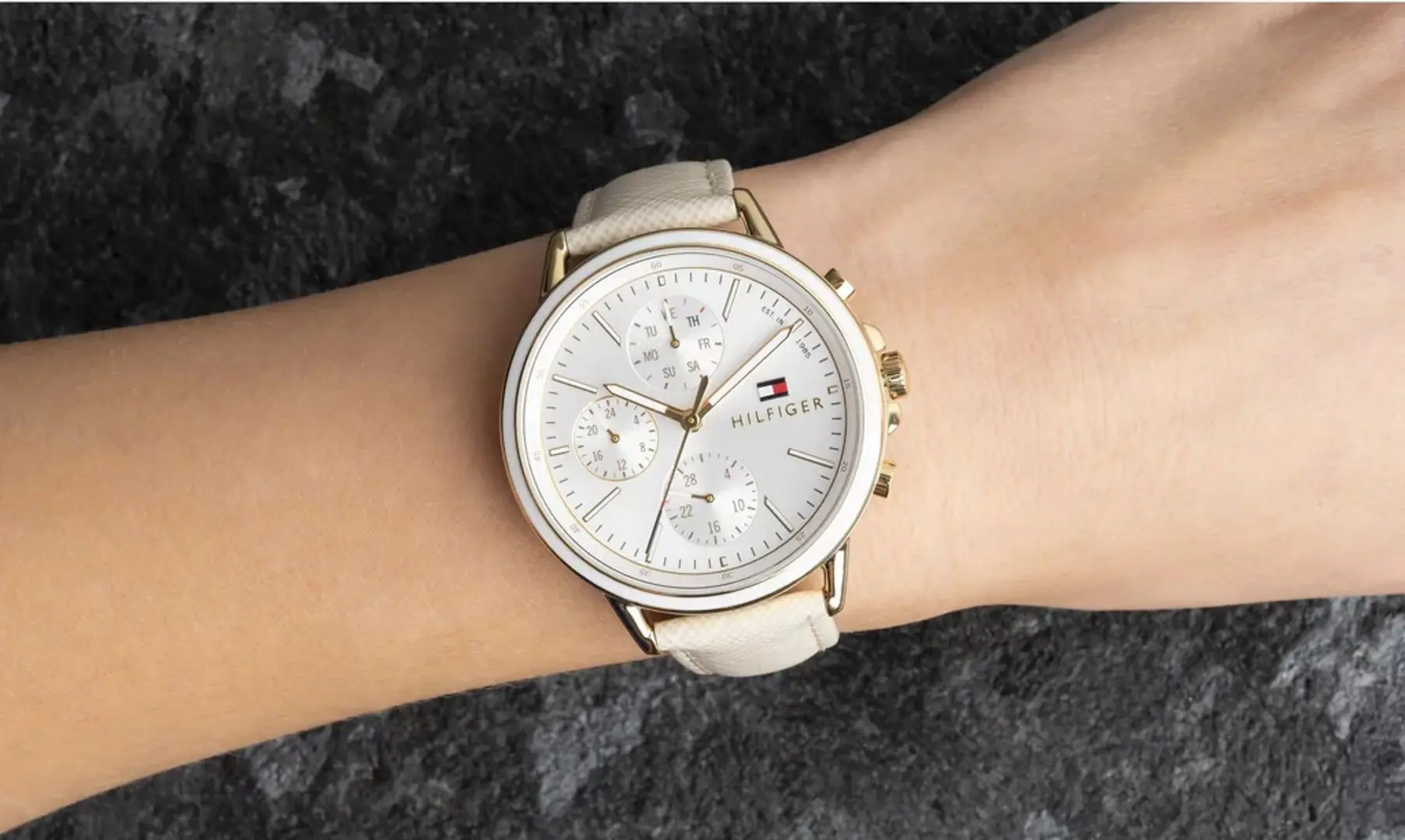 Ceas de mana Tommy Hilfiger Carly 1781790 (Beige) - 2