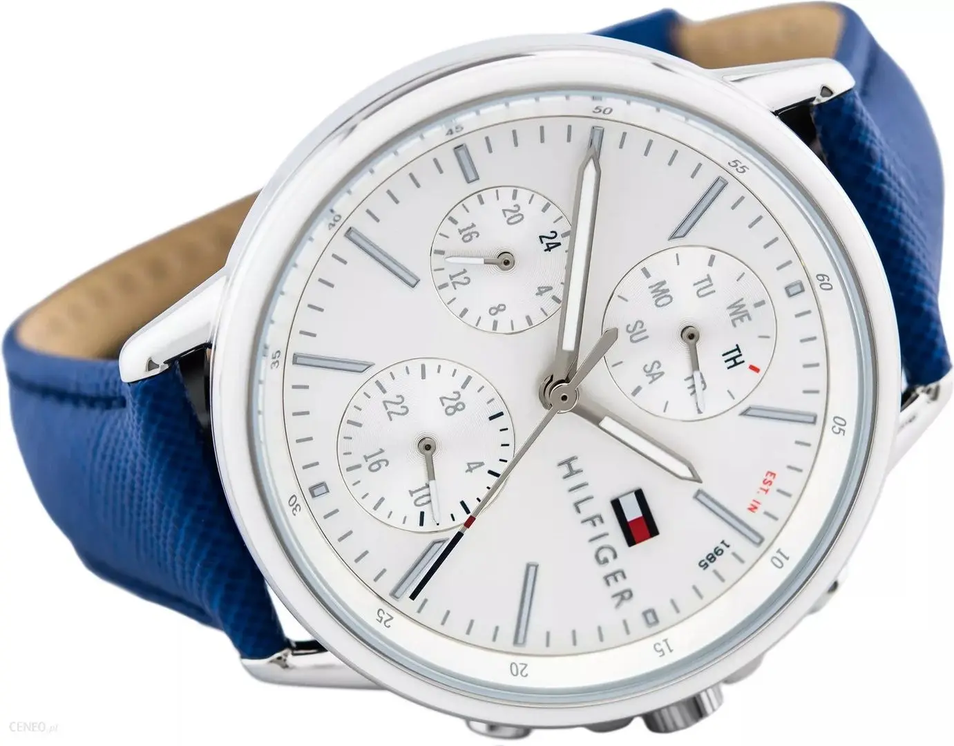 Ceas de mana Tommy Hilfiger Carly 1781791 (Blue/Silver) - 2