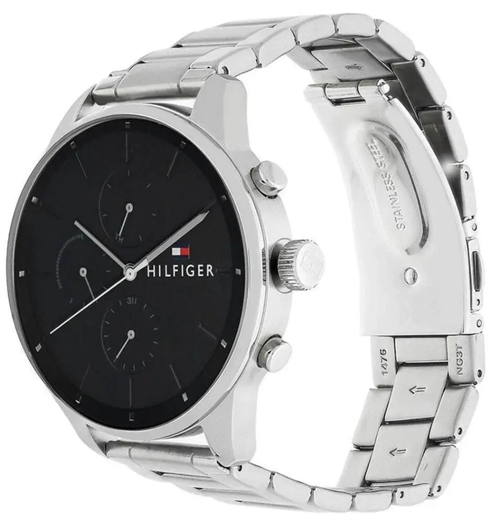 Наручные часы Tommy Hilfiger Chase 1791485 (Silver/Black) - 2