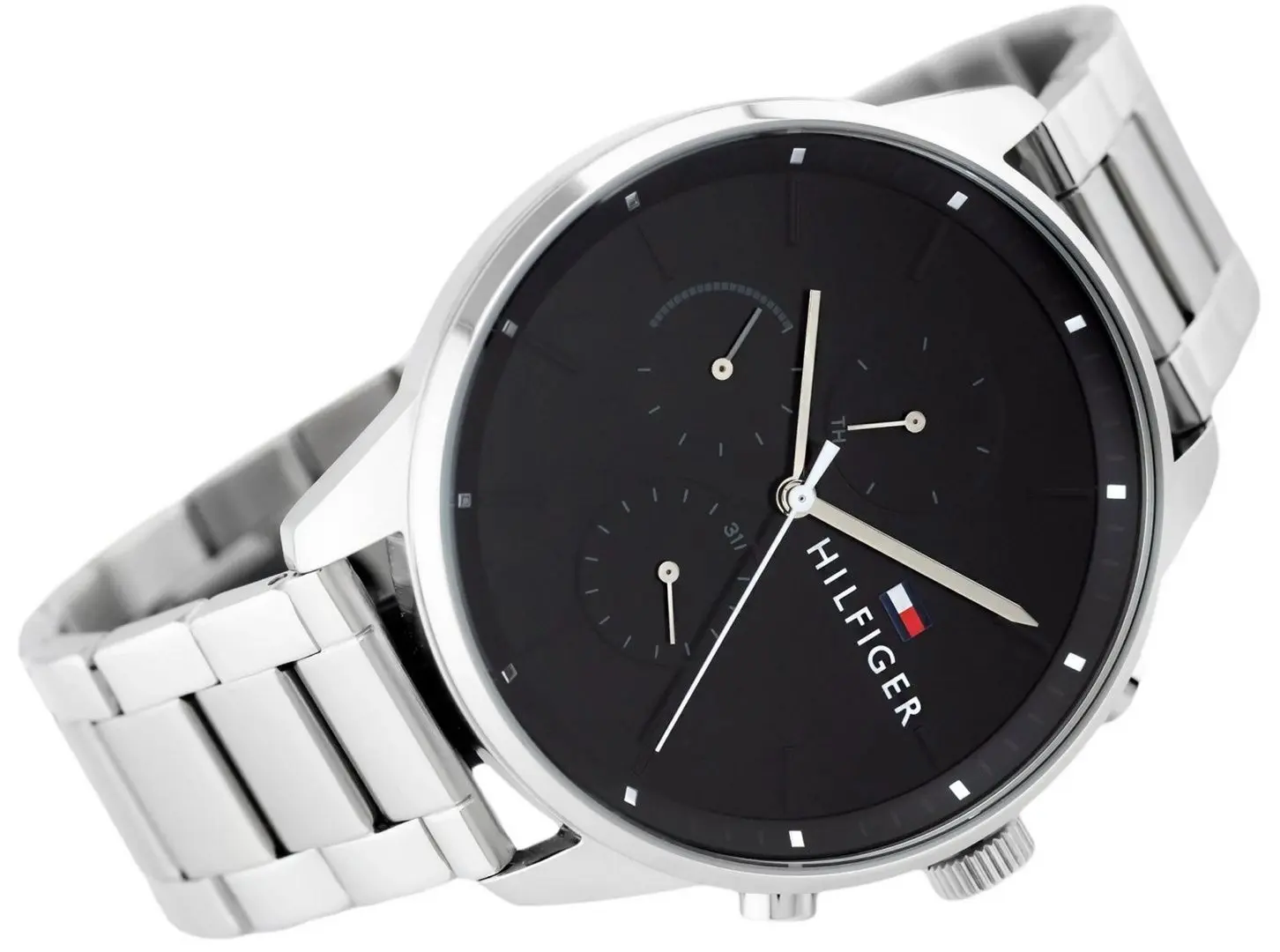 Наручные часы Tommy Hilfiger Chase 1791485 (Silver/Black) - 3