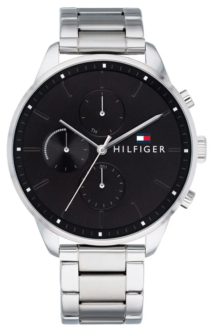 Наручные часы Tommy Hilfiger Chase 1791485 (Silver/Black)