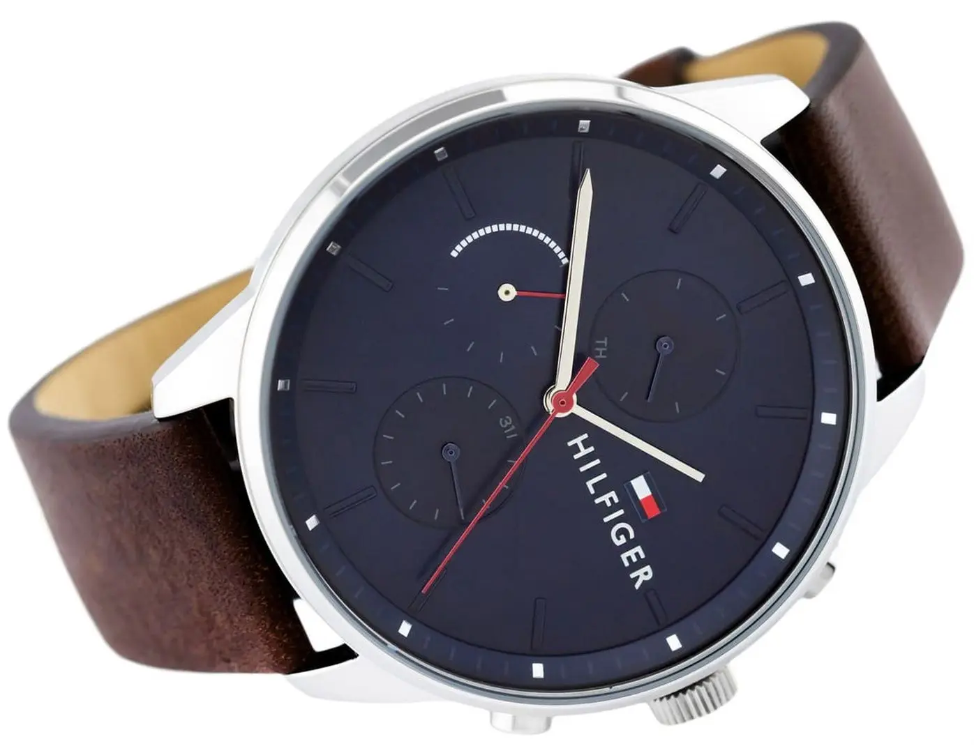 Наручные часы Tommy Hilfiger Chase 1791487 (Brown/Silver) - 3