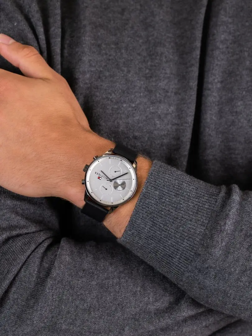 Ceas de mana Tommy Hilfiger Chase 1791489 (Black/Grey) - 4