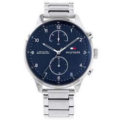 Ceas de mana Tommy Hilfiger Chase 1791575 (Silver/Blue)