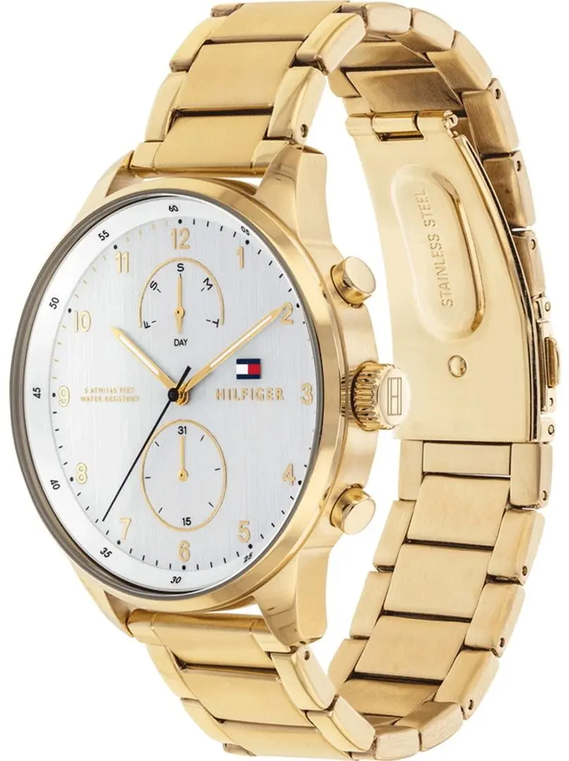 Ceas de mana Tommy Hilfiger Chase 1791576 (Gold) - 2