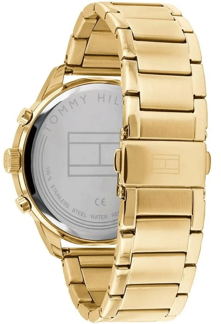 Ceas de mana Tommy Hilfiger Chase 1791576 (Gold) - 3