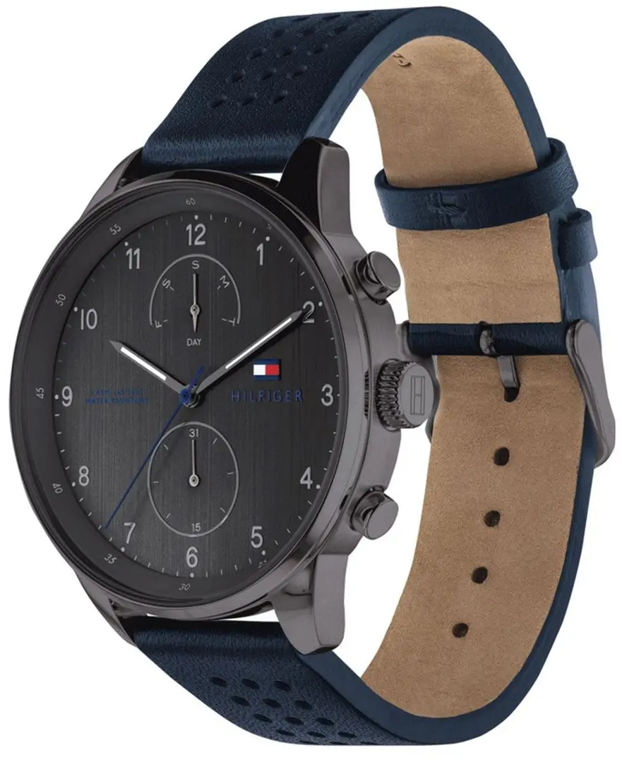 Ceas de mana Tommy Hilfiger Chase 1791578 (Blue/Grey) - 2