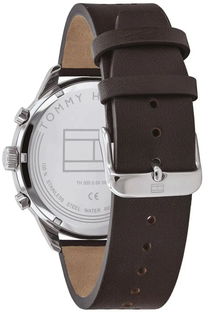 Ceas de mana Tommy Hilfiger Chase 1791579 (Brown/Silver) - 4