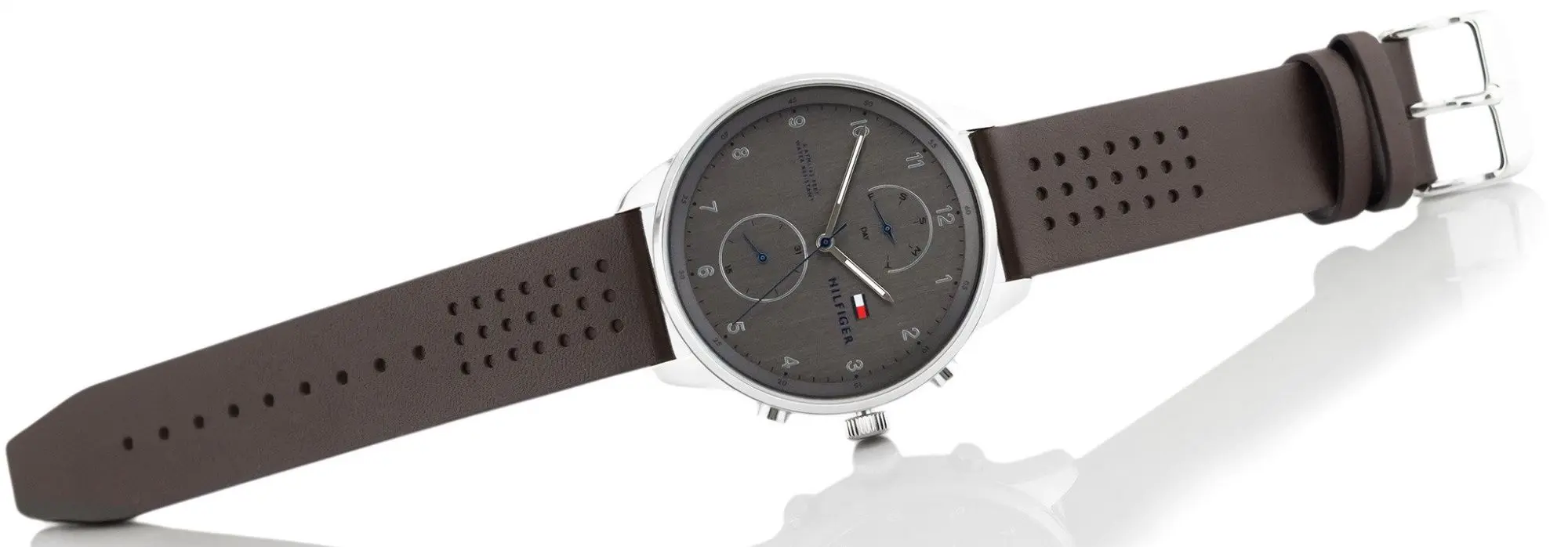 Ceas de mana Tommy Hilfiger Chase 1791579 (Brown/Silver) - 5