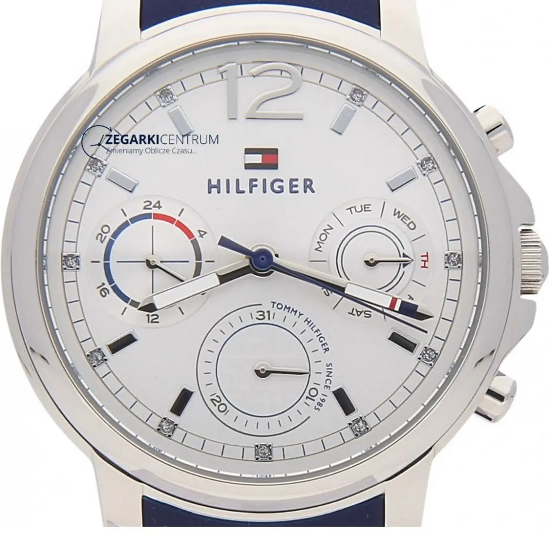 Ceas de mana Tommy Hilfiger Claudia 1781746 (Blue/Silver) - 2