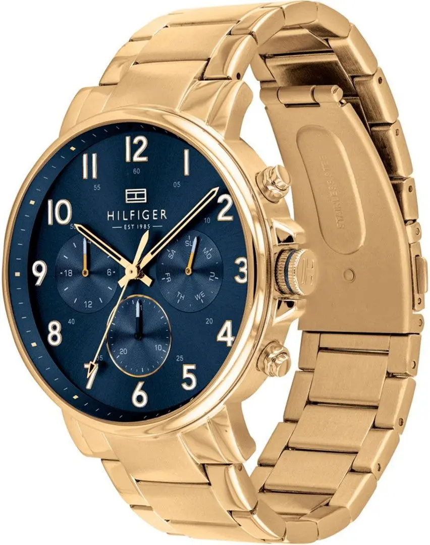 Ceas de mana Tommy Hilfiger Daniel 1710384 (Gold/Blue) - 2