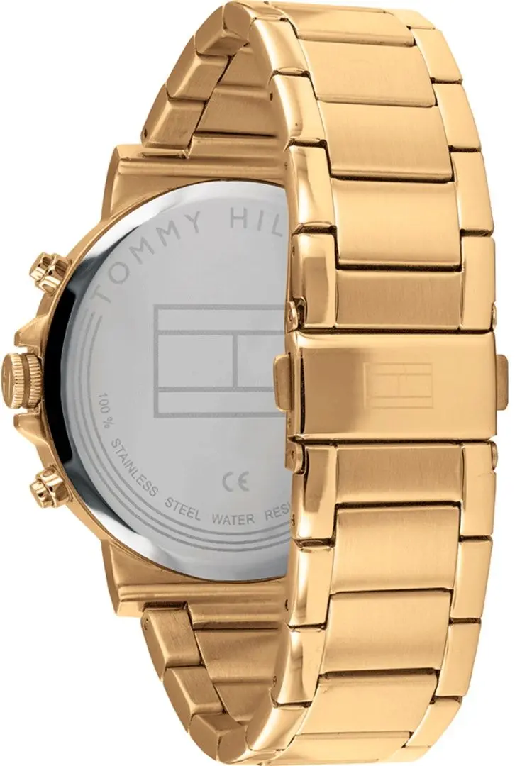 Ceas de mana Tommy Hilfiger Daniel 1710384 (Gold/Blue) - 4