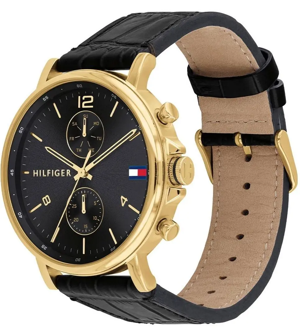 Ceas de mana Tommy Hilfiger Daniel 1710417 (Black/Gold) - 2