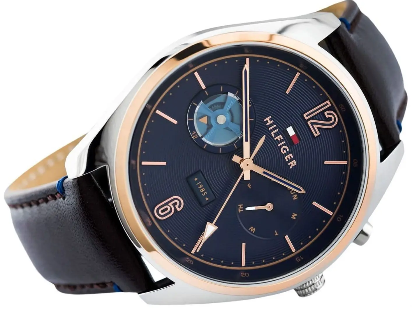 Ceas de mana Tommy Hilfiger Deacan 1791549 (Brown/Rose Gold) - 4