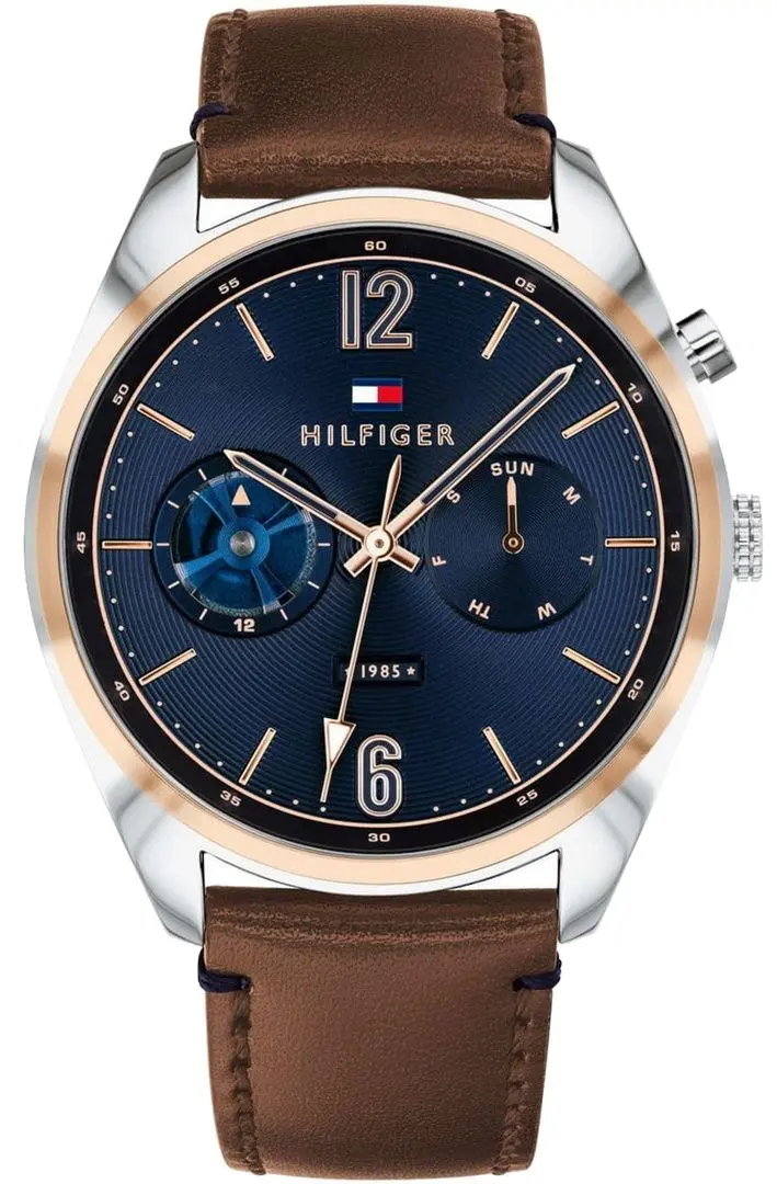 Ceas de mana Tommy Hilfiger Deacan 1791549 (Brown/Rose Gold)